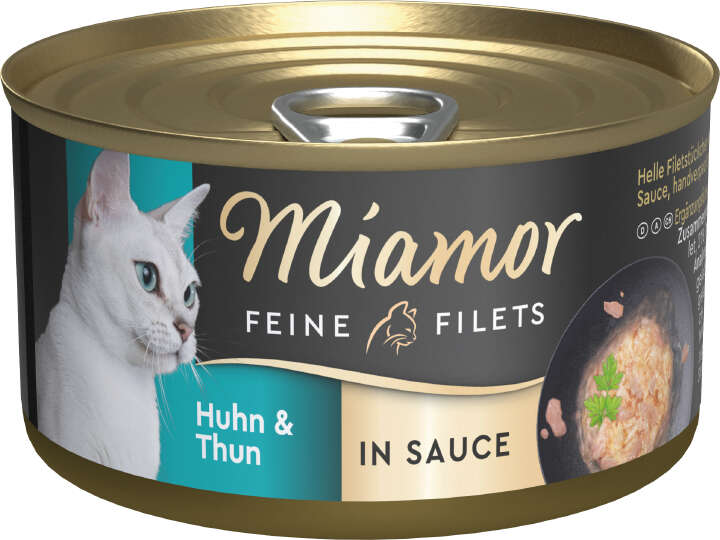 Miamor Katzen-Nassfutter Feine Filets Huhn+Thunfisch